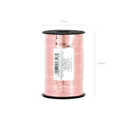 Műanyag szalag rózsaarany 5 mm x 225 m