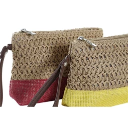 Neszesszer fonott 20x5x15 cm 4 féle