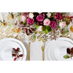 Nyomott organza fehér 0,36 cm x 9 m