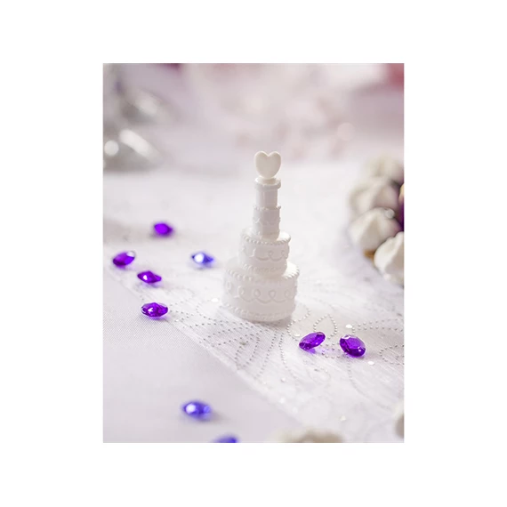 Nyomott organza fehér 0,48 cm x 9 m