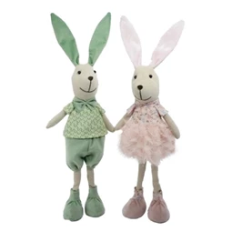 Nyúl álló fiú, lány 14x10x48 cm 2féle