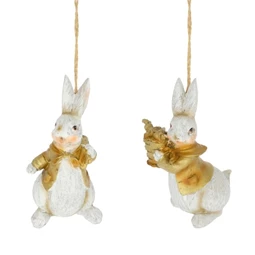 Nyúl ingben, akasztós 6,5x5,5x12,5 cm 2 féle