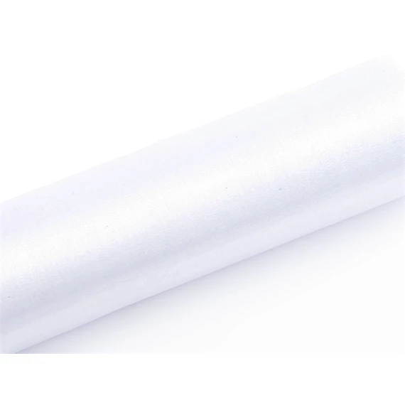 Organza sima fehér 0,16 cm x 9 m