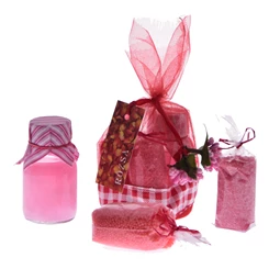 Organza szett - Rózsás