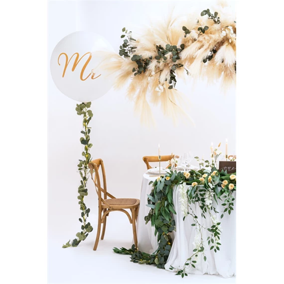 Óriás lufi 1 m mr fehér