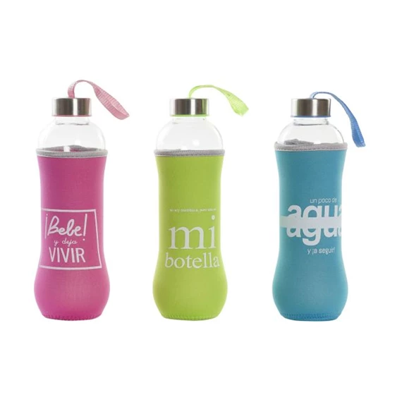 Palack 7x7x25 cm 600 ml 3 féle