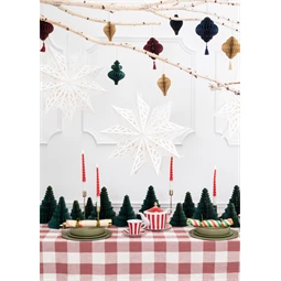 Papír csillag 50 cm fehér