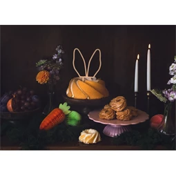 Papír dekoráció méhsejt tojás világos zöld 12 cm