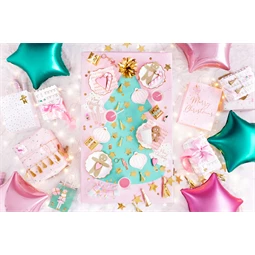 Papír girland csillagok arany 1,3 m