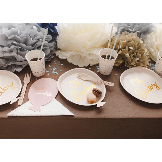 Papírgömb arany 25 cm