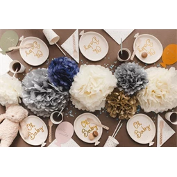 Papírgömb arany 25 cm