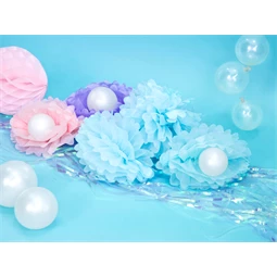 Papírgömb égkék 25 cm