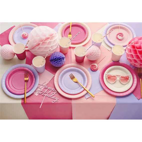 Papírtányér 18 cm bézs S/6