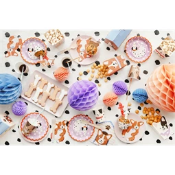 Papírtányér dalmata 18x18 cm mix S/6