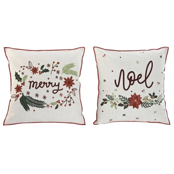Párnahuzat karácsonyi 45x1x45 cm 2 féle