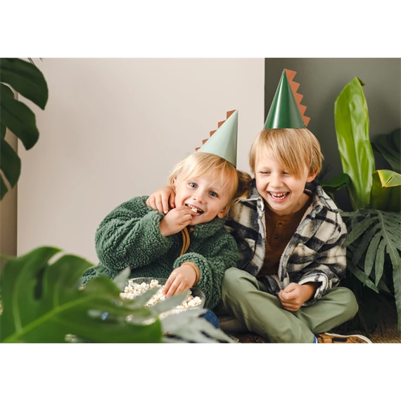 Party kalapok dinoszauruszok, 14 cm, mix S/6