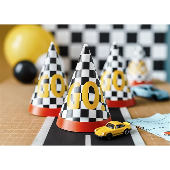 Party kalapok go! 16 cm mix S/6