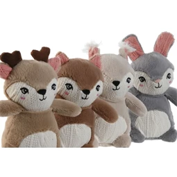 Plüss állatok 10x8x14 cm 4 féle