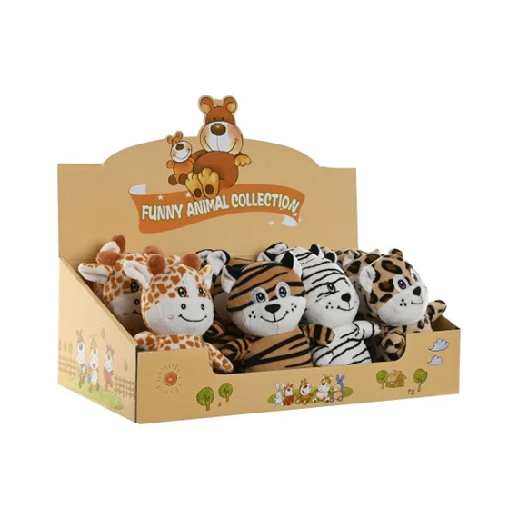 Plüss állatok 10x8x14 cm 4 féle