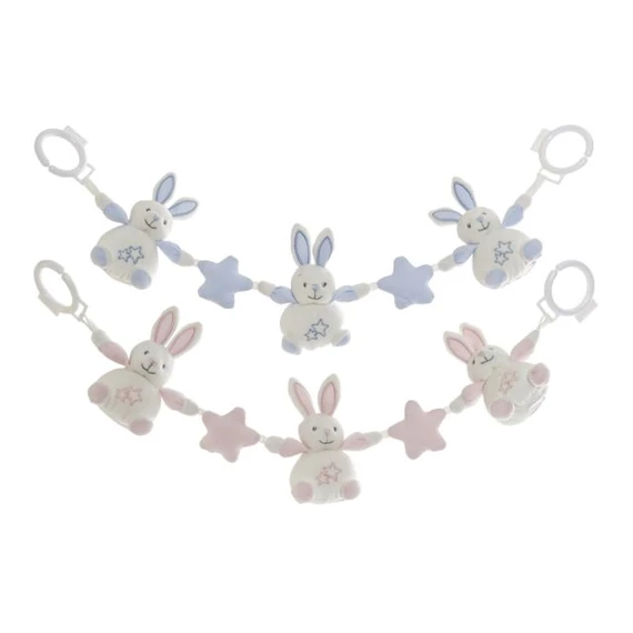 Plüss nyuszi 62x6x12 cm 2 féle