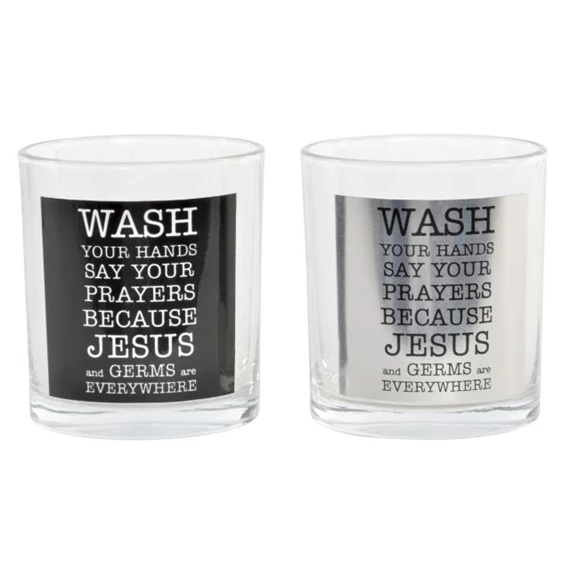 Pohár krómozott 8x9 cm 2 féle