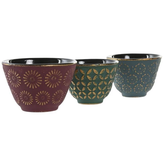 Pohár öntöttvas 8x8x5,5 cm 3 féle