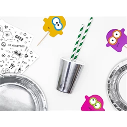 Papírpohár ezüst 220 ml S/6