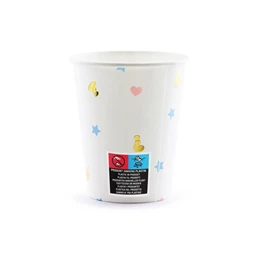 Papírpohár fiú vagy lány, babaváró buli 200 ml S/6