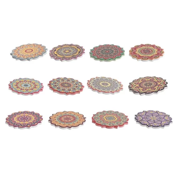 Poháralátét Mandala 11x11x0,5 cm 12 féle