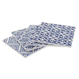 Poháralátét, csempe 10,8x10,8x0,7 cm 12 féle