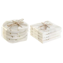 Poháralátét szett 10x10x1 cm 2 féle S/4