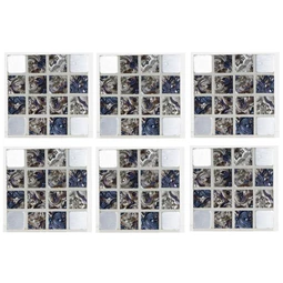 Poháralátét szett 12x12x5 cm S/6