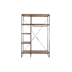 Polc akasztóval 130x47x205 cm