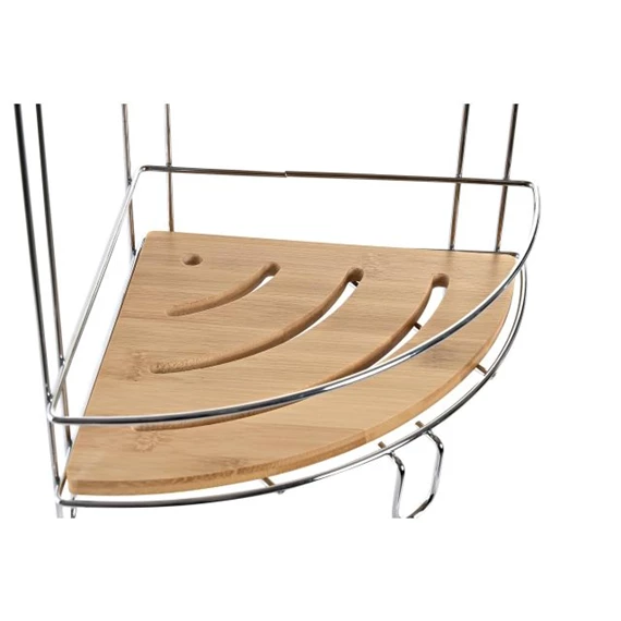 Polc falra krómozott zuhany 19,5x19,5x36,5 cm