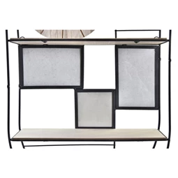 Polc falra órával 33x10x60 cm