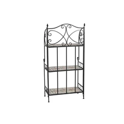 Polc kovácsoltvas, mozaik mintával 54x29x121 cm