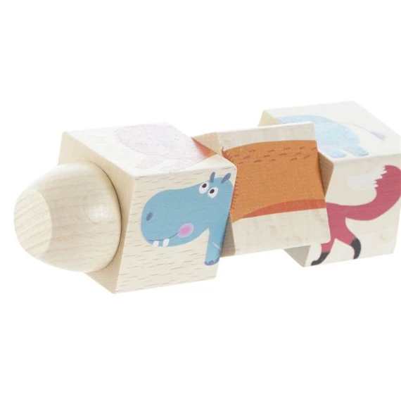 Puzzle állatos 16x4x4 cm 2 féle