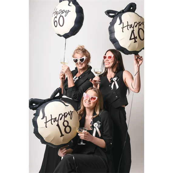 Rozetta 18. születésnapra 11x17 cm krém-fekete