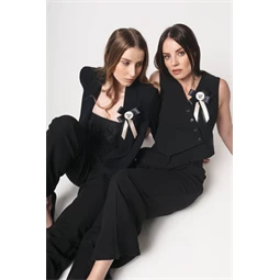 Rozetta 18. születésnapra 11x17 cm krém-fekete