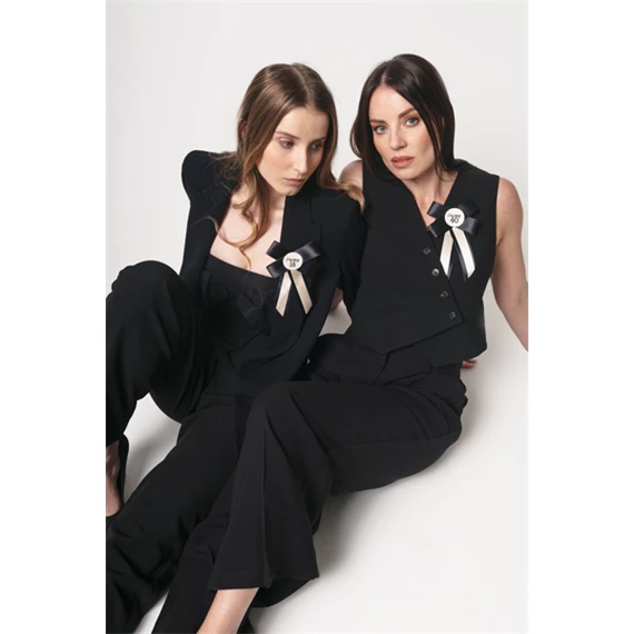 Rozetta 18. születésnapra 11x17 cm krém-fekete