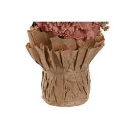 Selyem szárazvirág csokor 15x8x25 cm 3 féle