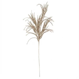 Selyemvirág ág kristállyal, glitteres 75 cm