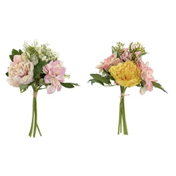Selyemvirág csokor 24x24x30 cm 2 féle