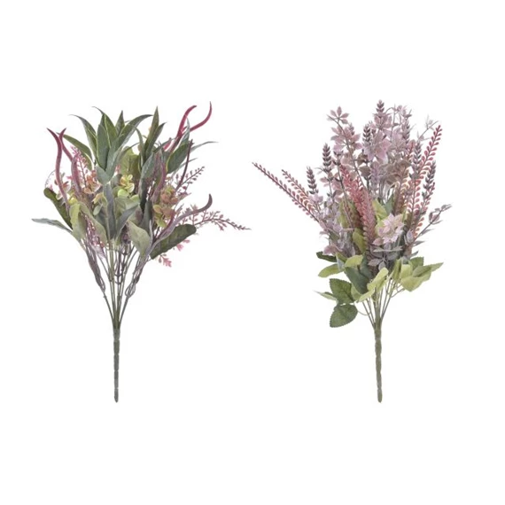 Selyemvirág csokor 15x15x43 cm 2 féle