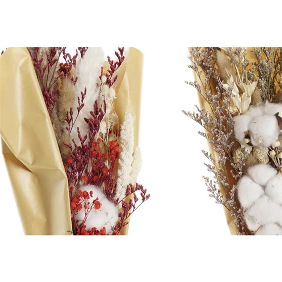Selyemvirág csokor szárazvirág 10x3x56 cm 2 féle