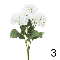 Selyemvirág hortenzia csokor 42 cm 3féle