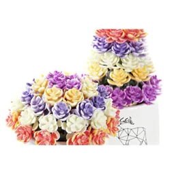 Selyemvirág 8x8x15,5 cm 2 féle