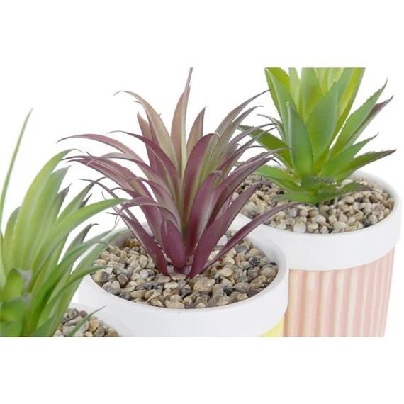 Selyemvirág 10x10x18 cm 3 féle