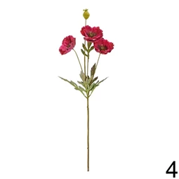 Selyemvirág pipacs 68 cm 5féle