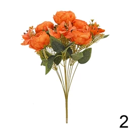 Selyemvirág pünkösdi rózsacsokor 50 cm 3féle